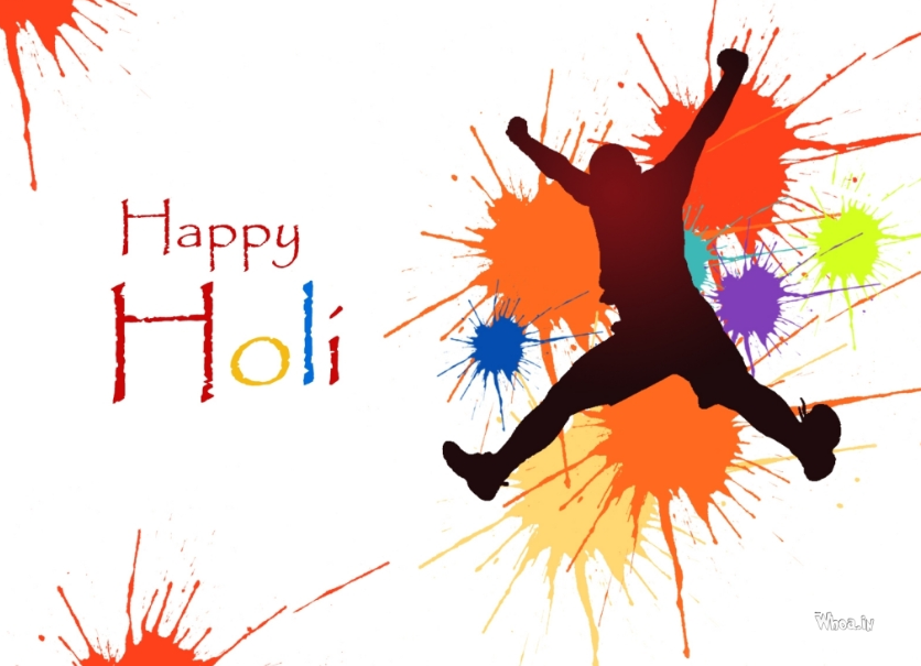 Happy Holi Background Full Hd - HD Wallpaper 
