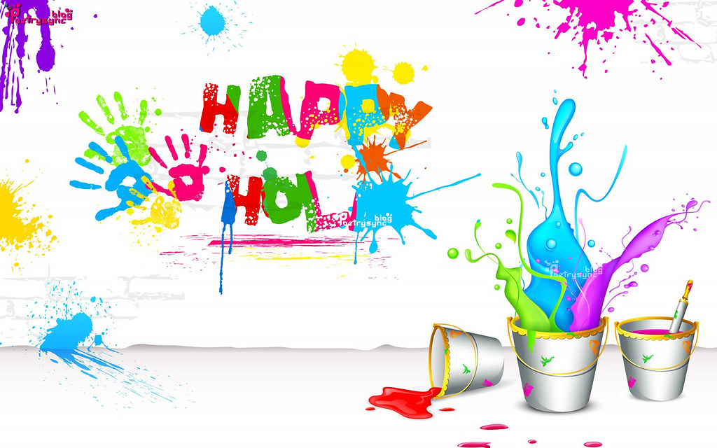 Happy Holi Hd Png - HD Wallpaper 