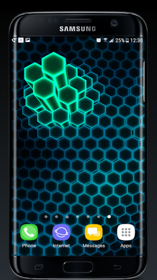 Neon Cells Particles 3d Live Wallpaper - App Neon Cells - HD Wallpaper 