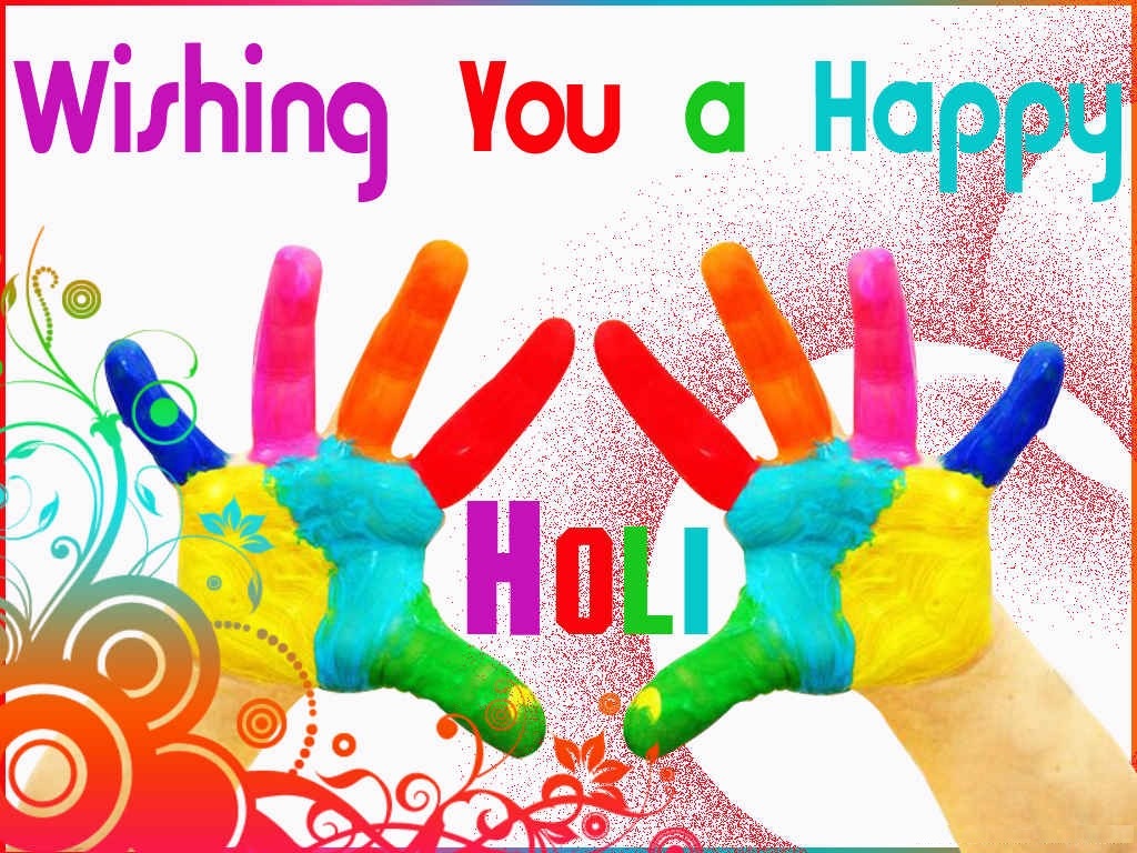 happy holi to everyone
