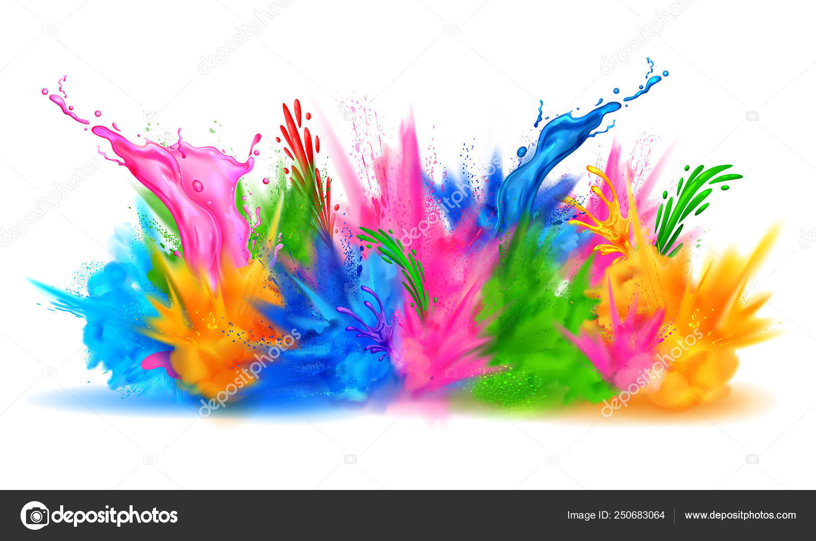 Colorful Festival Background Vector - HD Wallpaper 