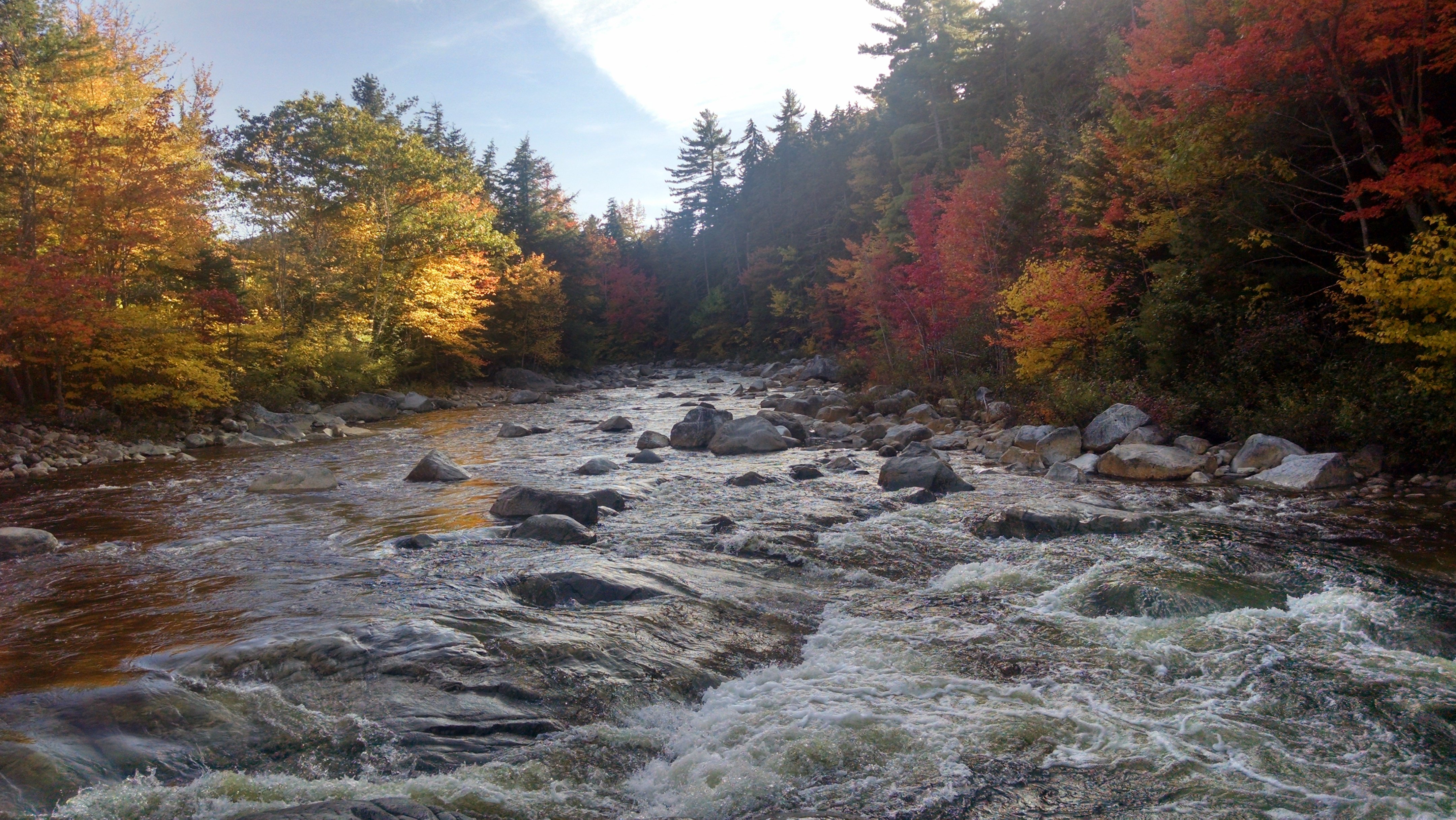 Rocky Gorge In White Mountain National Forest New Hampshire - Tributary - HD Wallpaper 