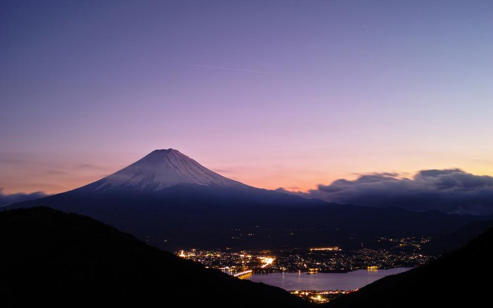 Mt Fuji Mountain Landscape Hd Wallpaper,nature Hd Wallpaper,landscape - Summit - HD Wallpaper 