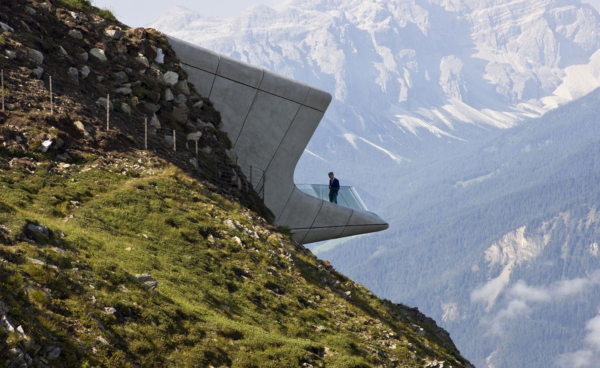Zaha Hadid Messner Mountain Museum - HD Wallpaper 