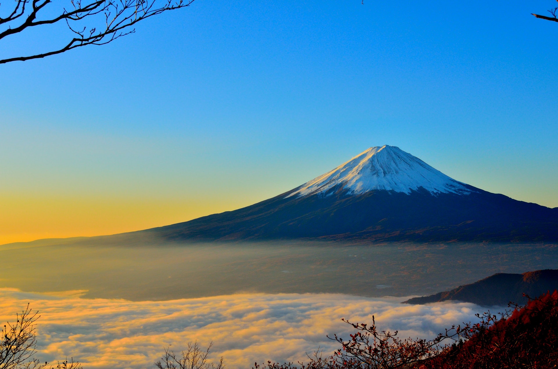 Fuji Mountain Of Japan - HD Wallpaper 