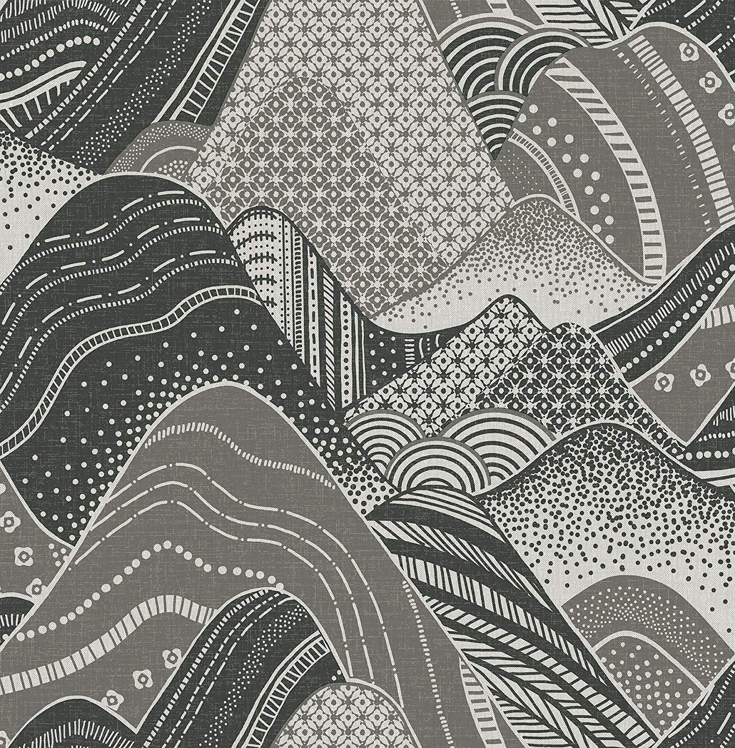 Mountain Pattern - HD Wallpaper 
