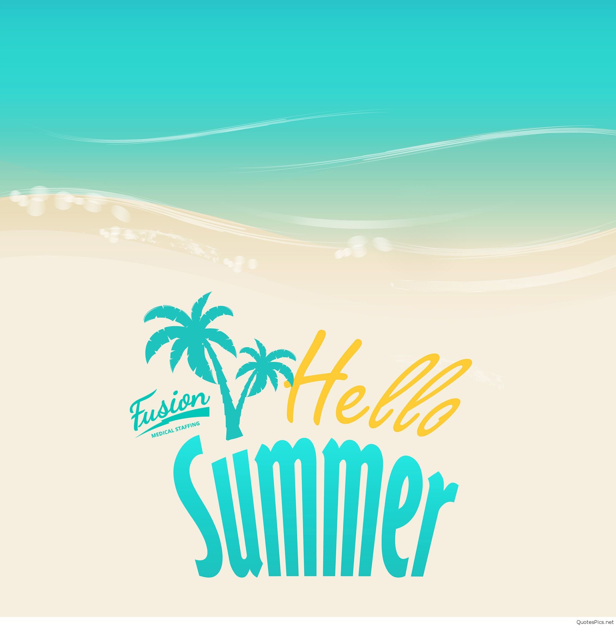 Hello Summer 
 Data Src - Summer Season Welcome Summer - HD Wallpaper 