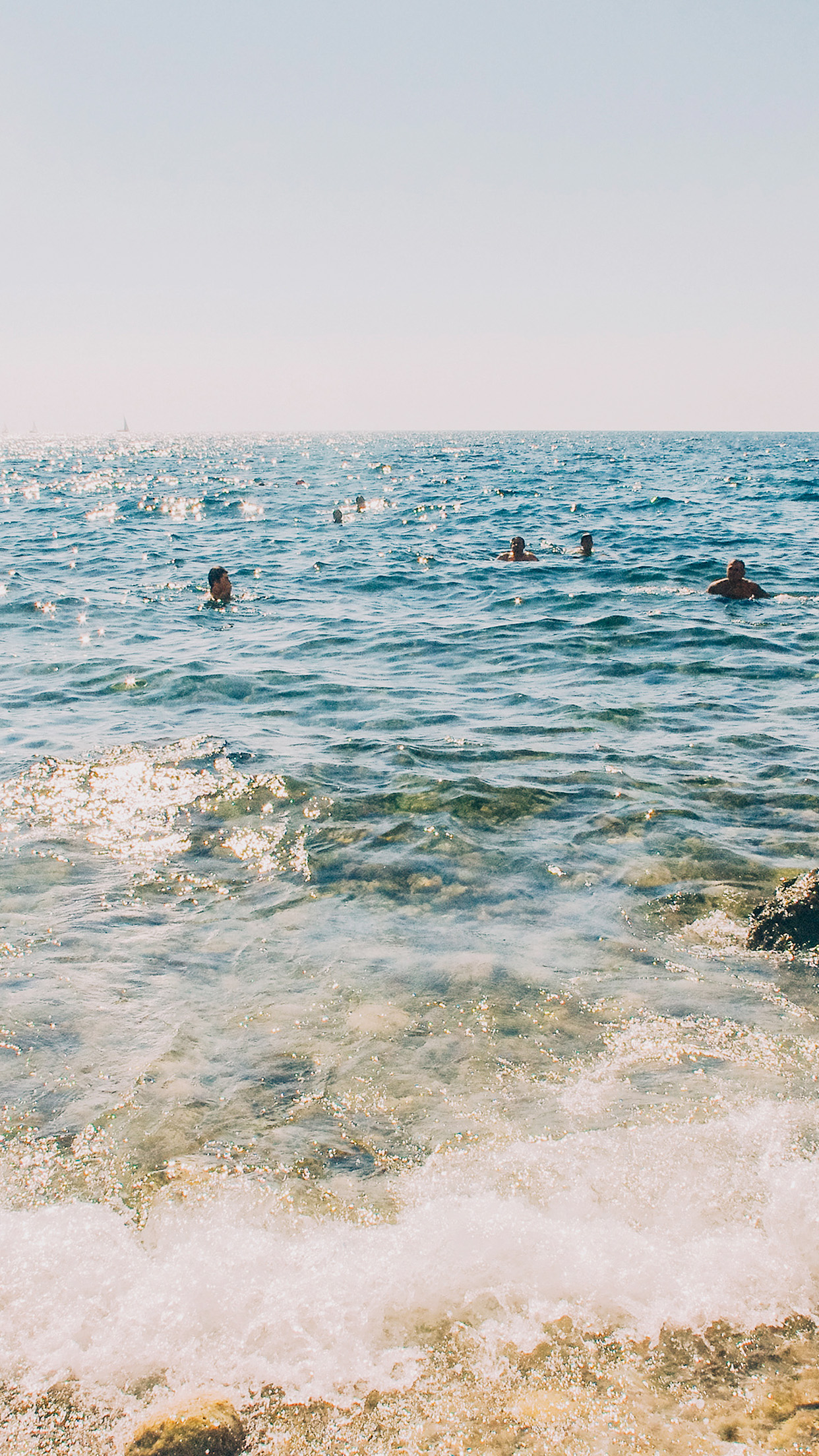 Beach Vacation Swim Ocean Sea Summer Nature Android - HD Wallpaper 