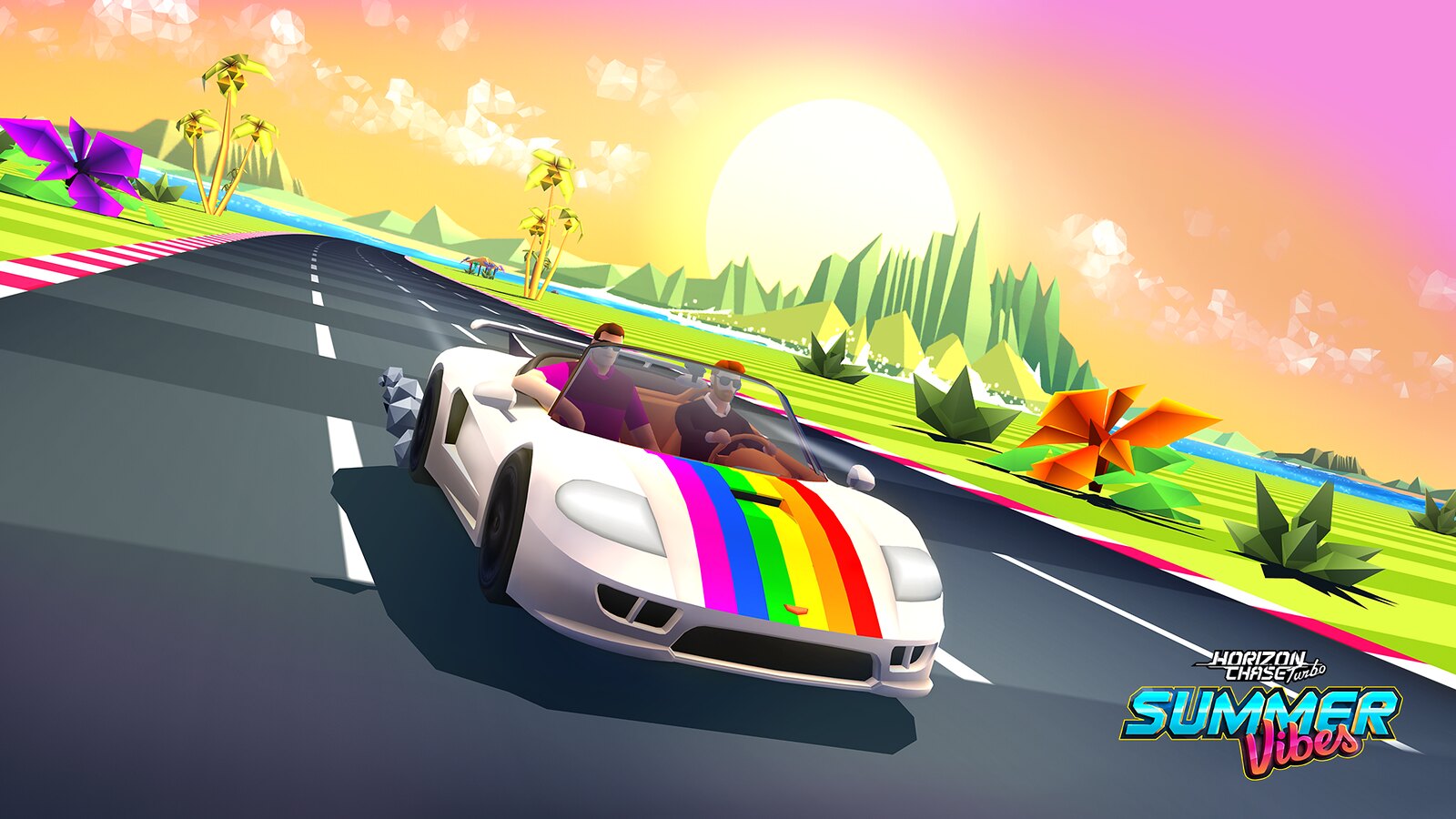 Horizon Chase Turbo Summer Vibes - HD Wallpaper 