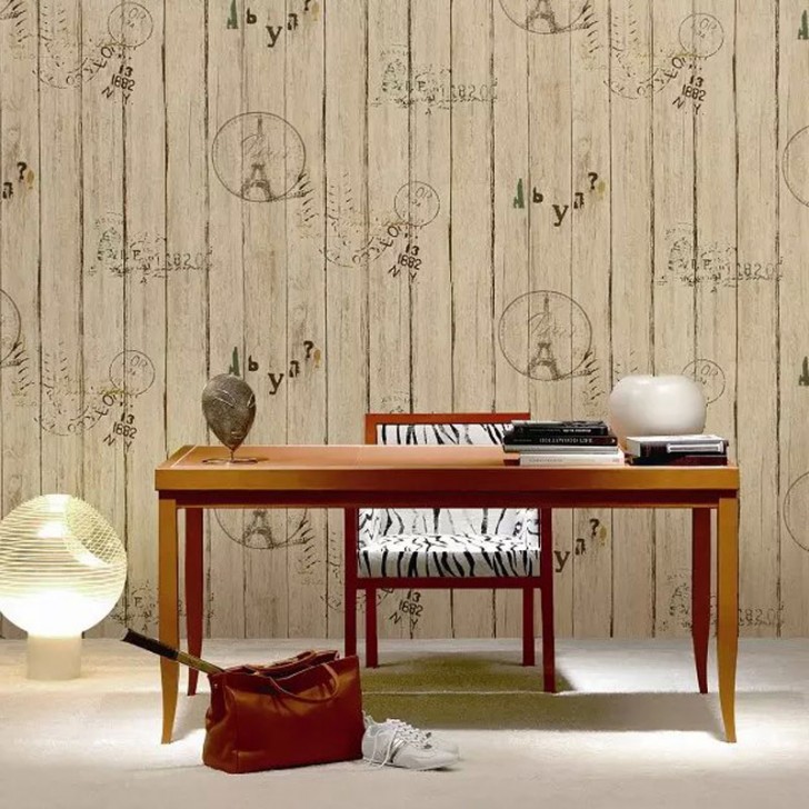 Wallpaper / Pvc 3d Scenic Pattern Room Wall Decoration - Sofa Tables - HD Wallpaper 