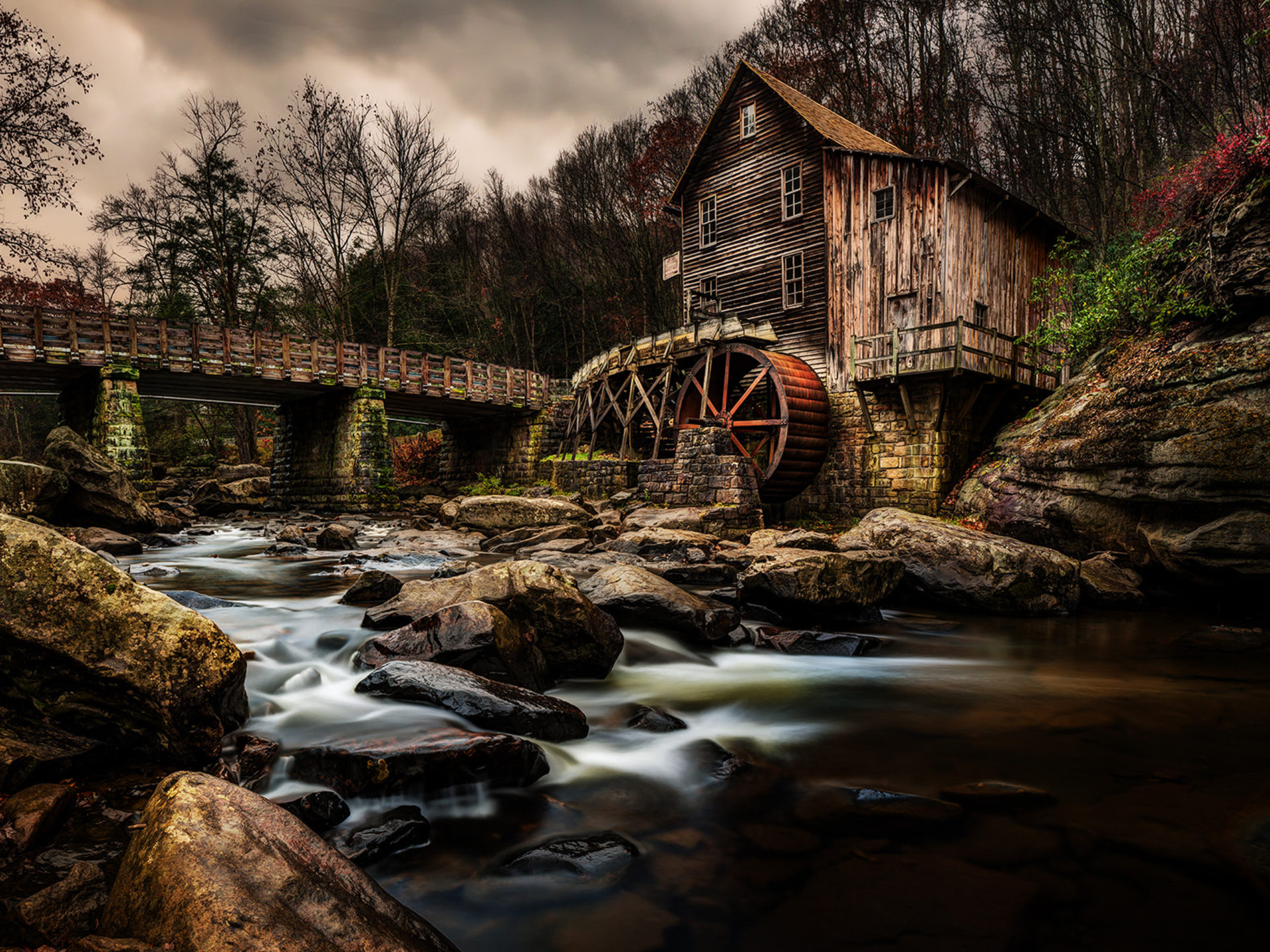 Babcock State Park, Glade Creek Grist Mill - HD Wallpaper 