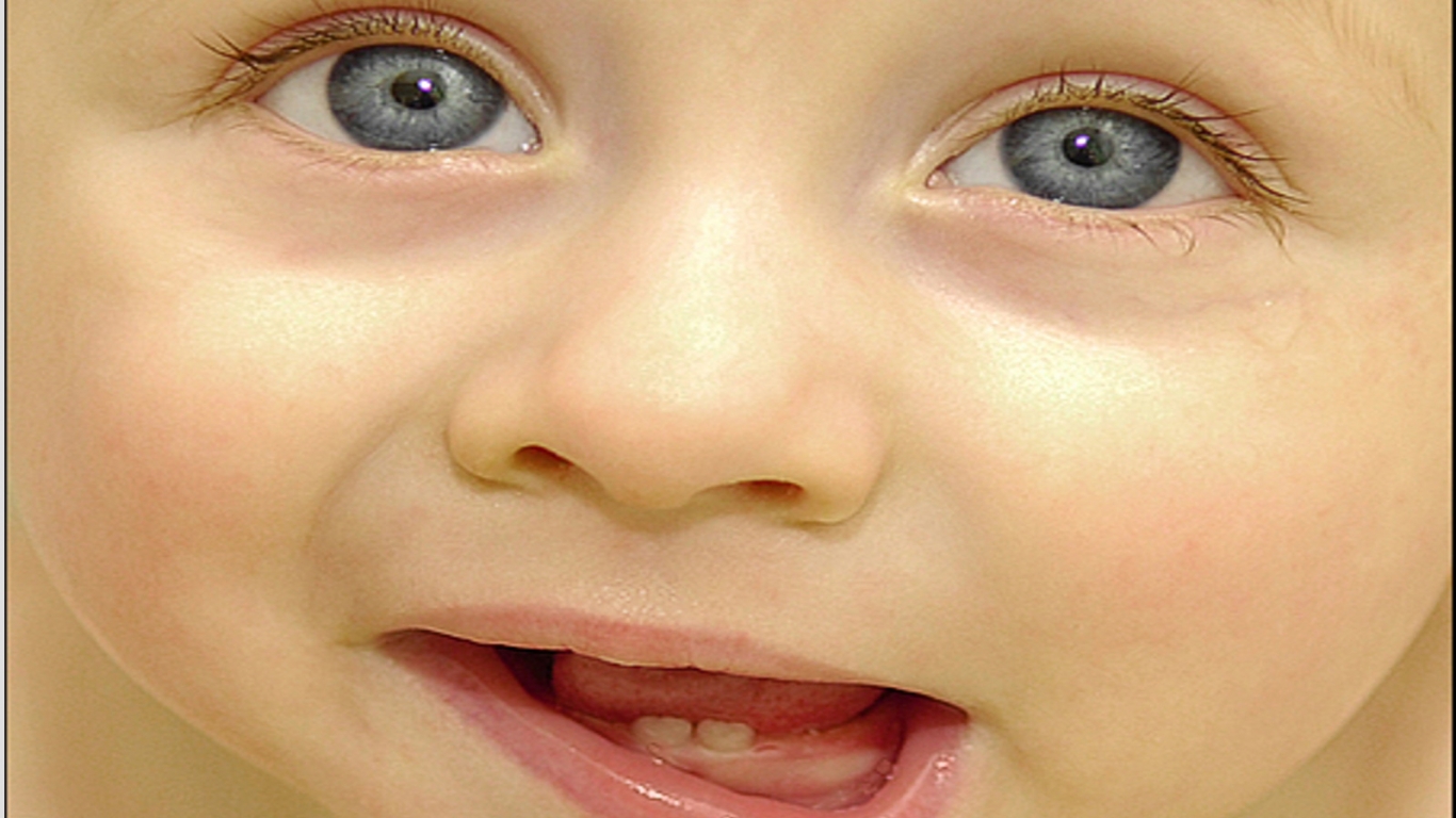 Cute Baby Close Up - HD Wallpaper 