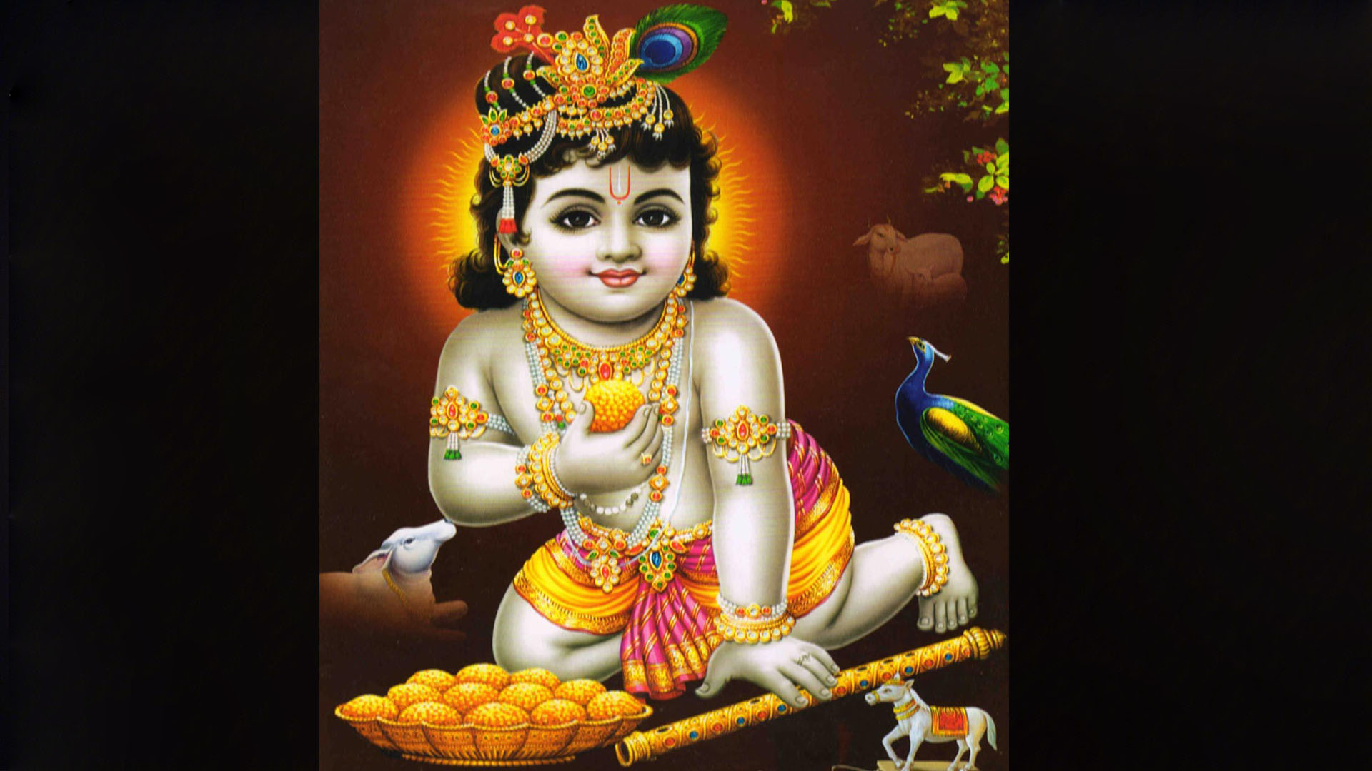 Baby Krishn Images Hd Free Download - Krishna Mobile Wallpaper Full Hd -  1920x1080 Wallpaper 