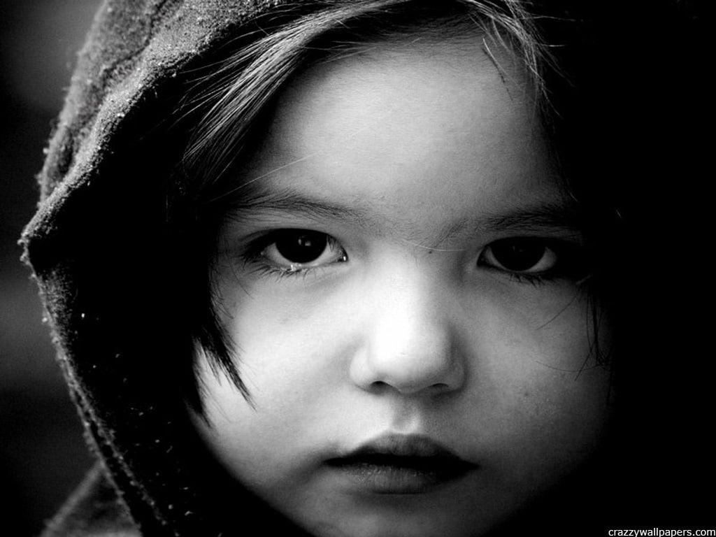 Nice Black And White Baby - HD Wallpaper 
