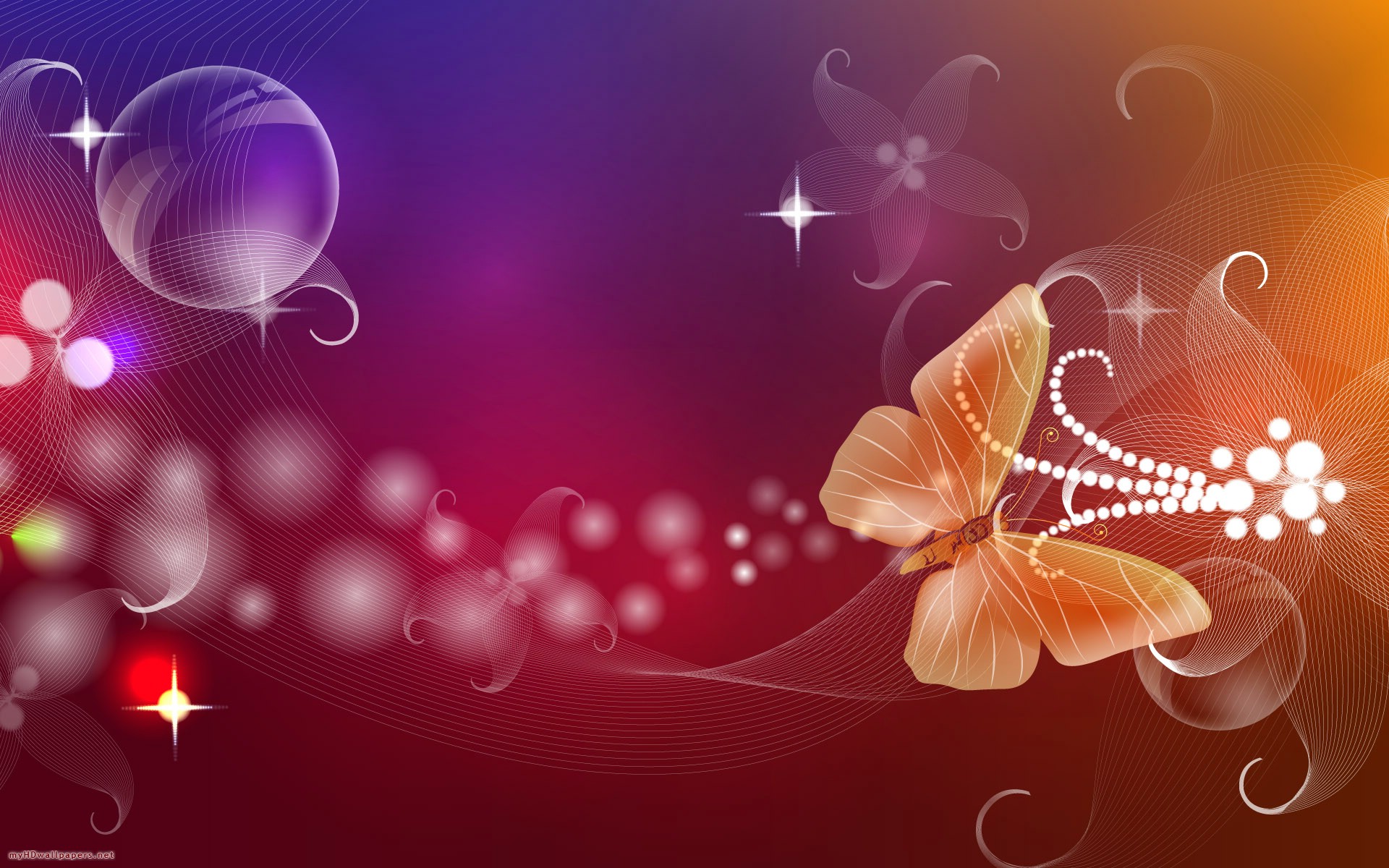 Butterfly Background High Resolution - HD Wallpaper 