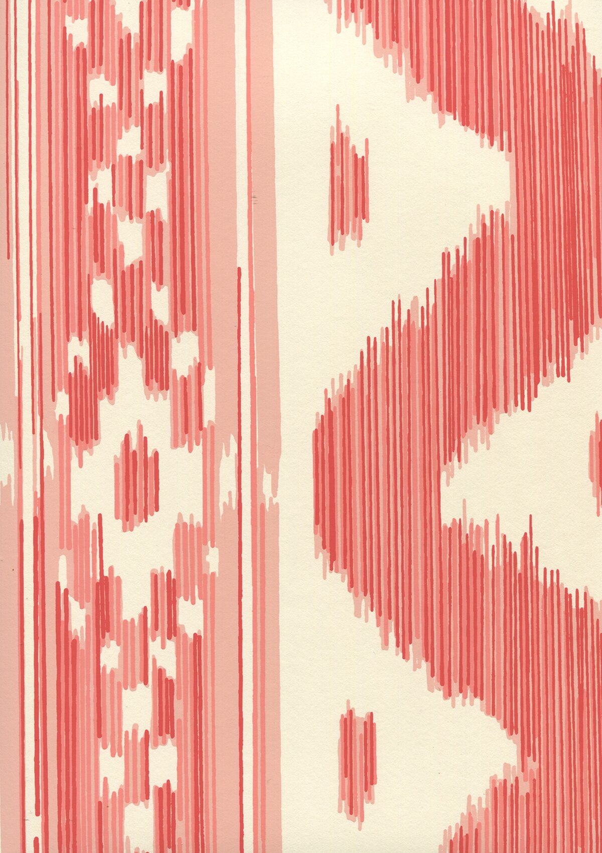 Quadrille China Seas Bali Hai Wallpaper Salmon On Off - Quadrille - HD Wallpaper 