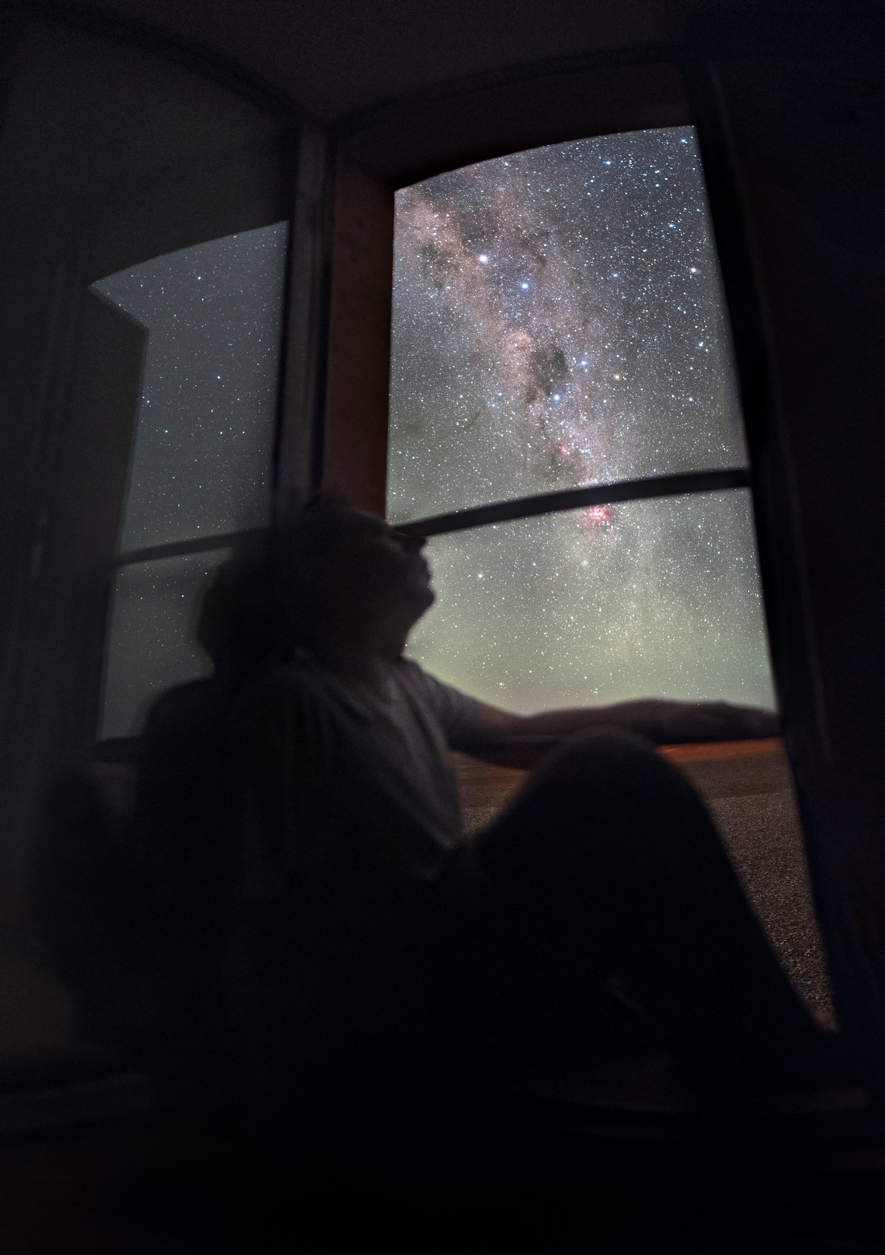 Stargazing Window - HD Wallpaper 