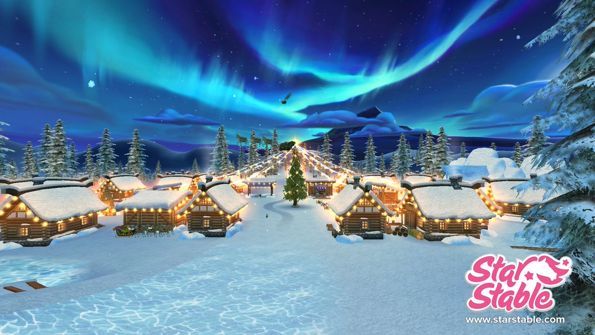 Star Stable Christmas Village - HD Wallpaper 