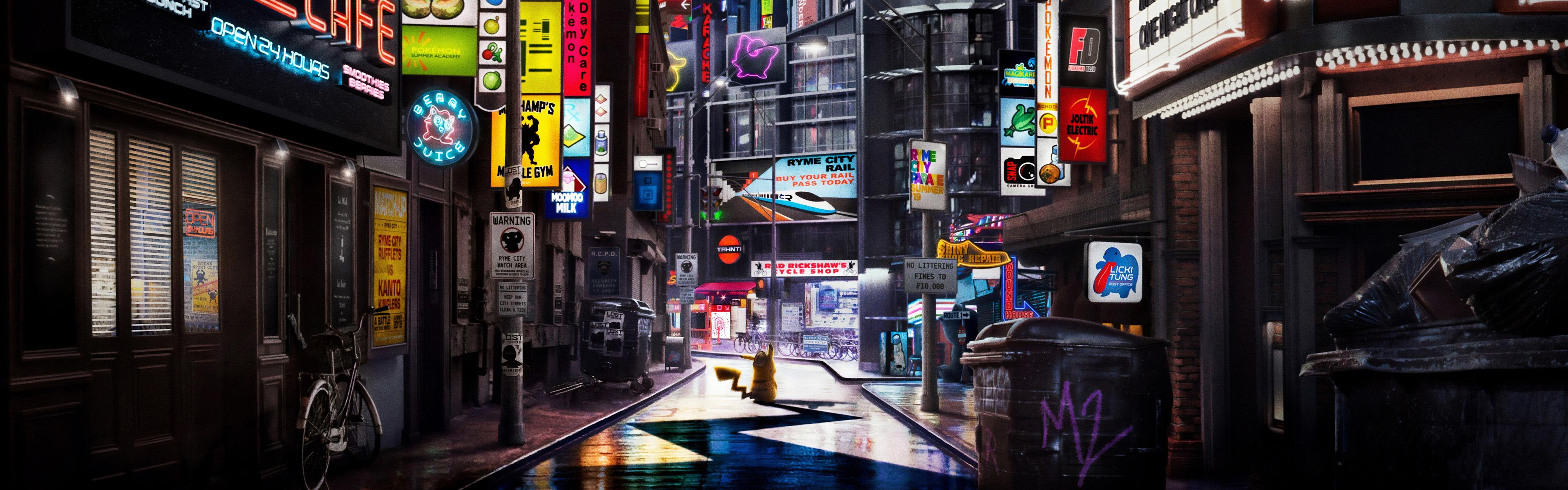 Detective Pikachu Liverpool Street - HD Wallpaper 