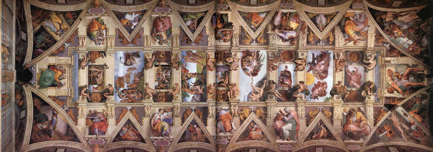 Ancestors Of Christ Michelangelo - HD Wallpaper 