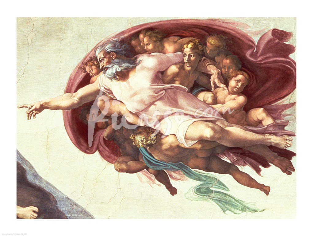 Creation Of Adam God - HD Wallpaper 