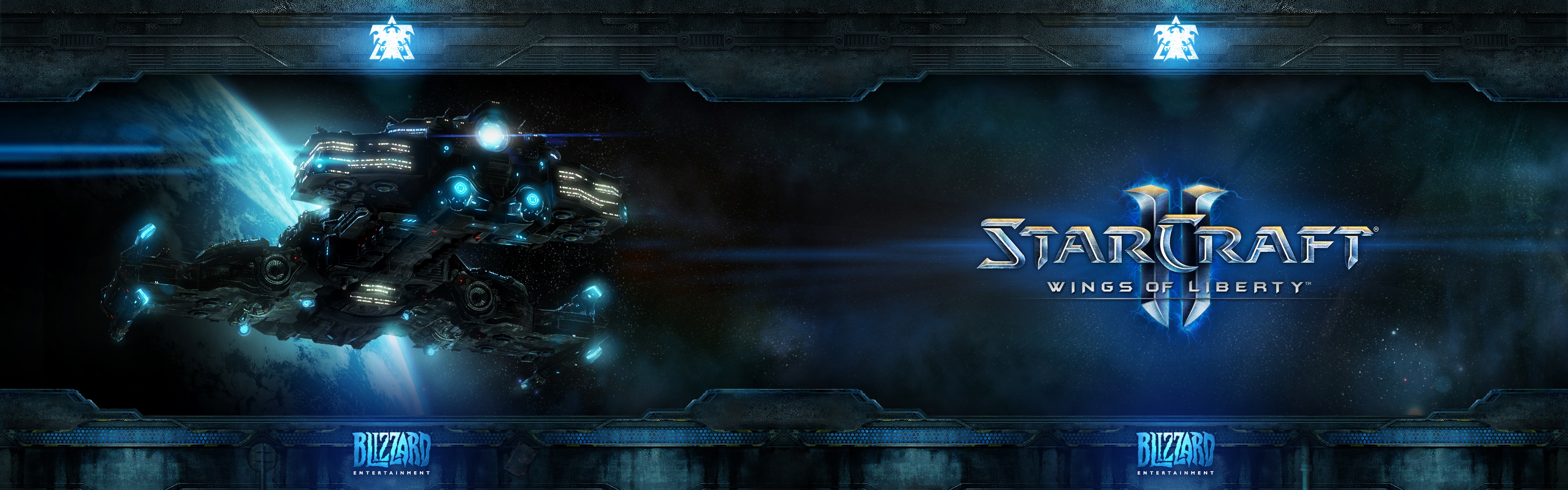 Dual Monitor Wallpaper Starcraft - HD Wallpaper 