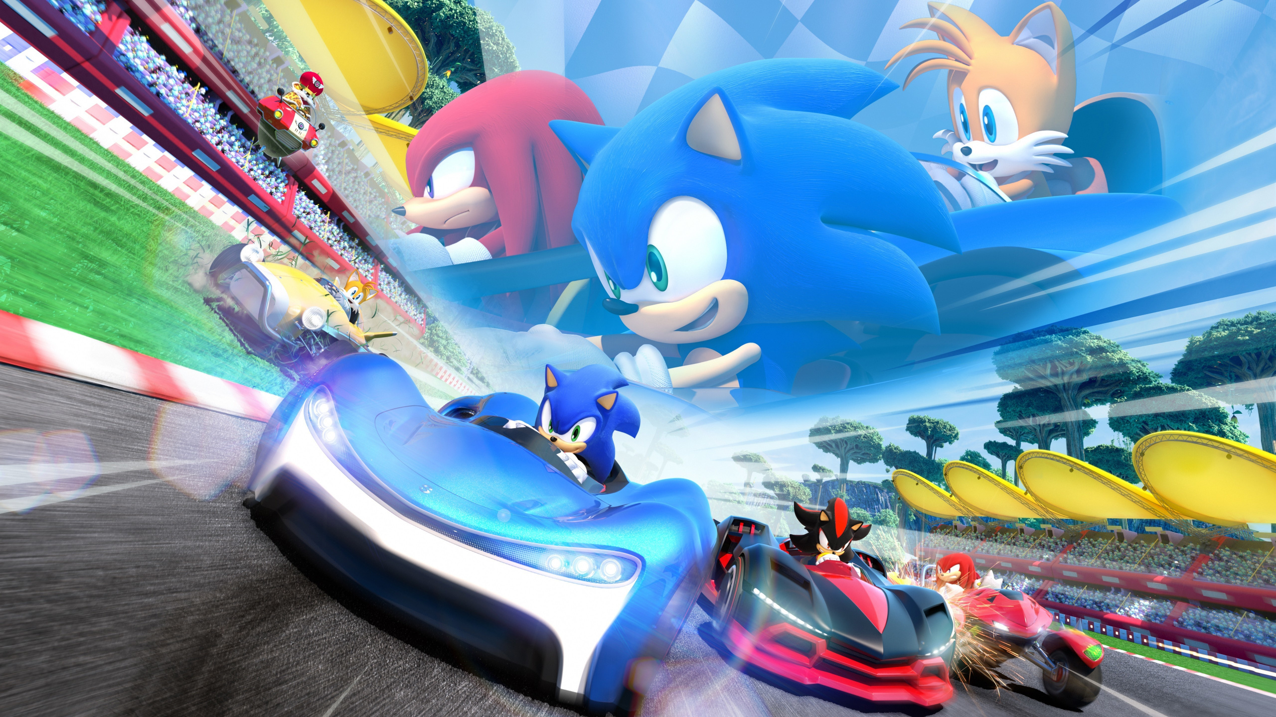 Sonic The Hedgehog, Video Game, Kart Racing Game, Nintendo, - Team Sonic Racing - HD Wallpaper 