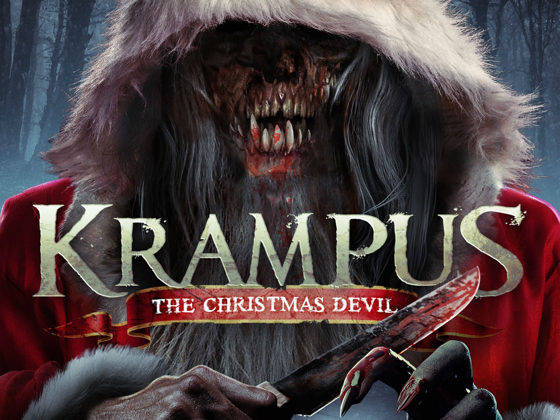 Dual Screen Wallpaper Christmas - Krampus The Christmas Devil 2013 - HD Wallpaper 