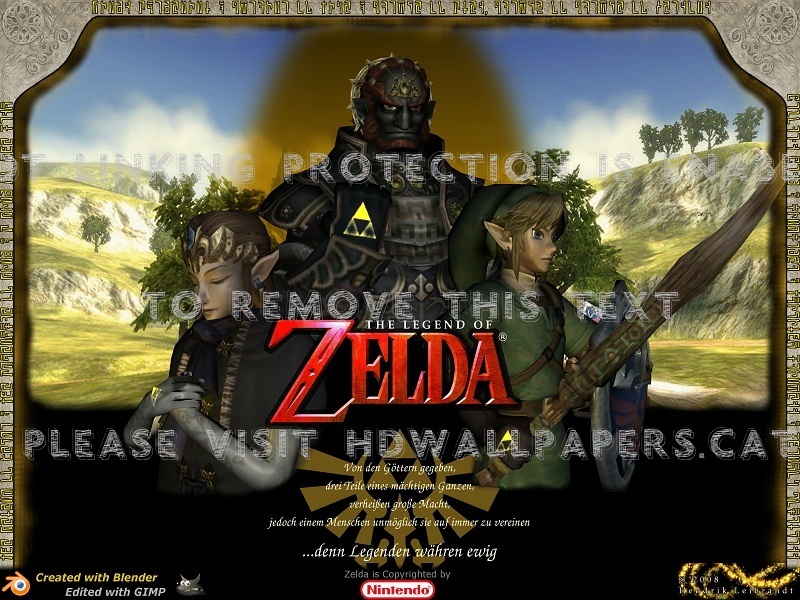 Zelda And Crew Link Ganondorf Princess - Legend Of Zelda Twilight Princess - HD Wallpaper 