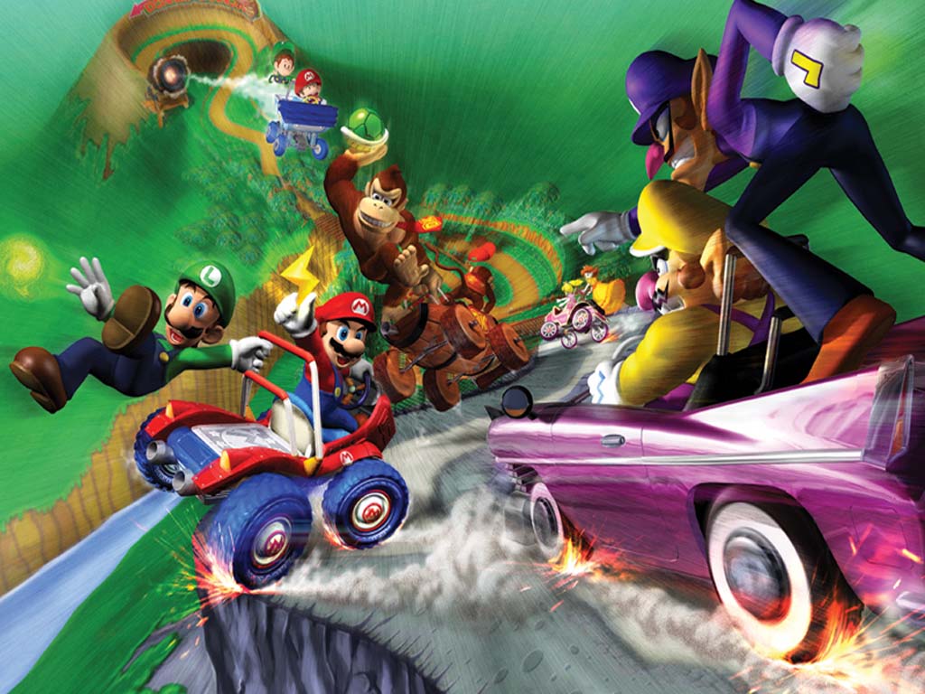 Mario Kart - HD Wallpaper 