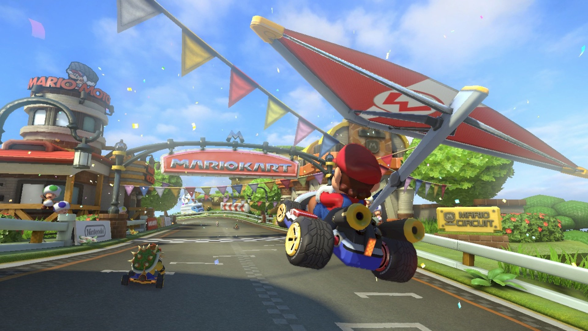 Awesome Mario Kart 8 Free Wallpaper Id - Mario Kart 8 Mario Circuit Flower - HD Wallpaper 
