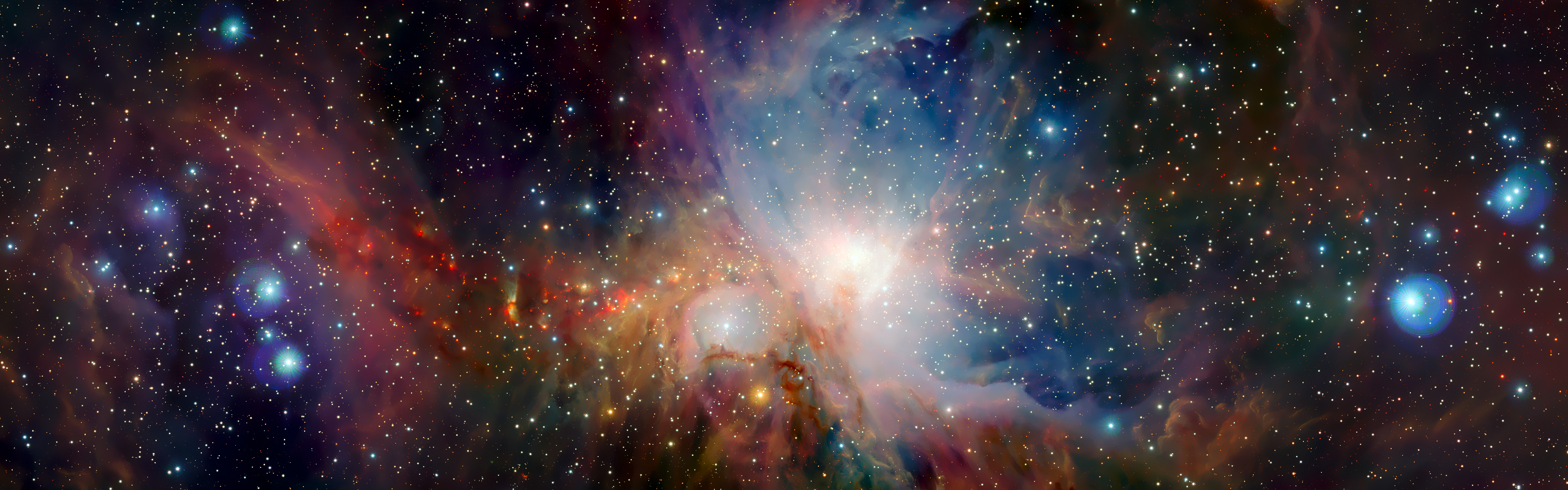 2 Monitor Wallpaper Galaxy - HD Wallpaper 