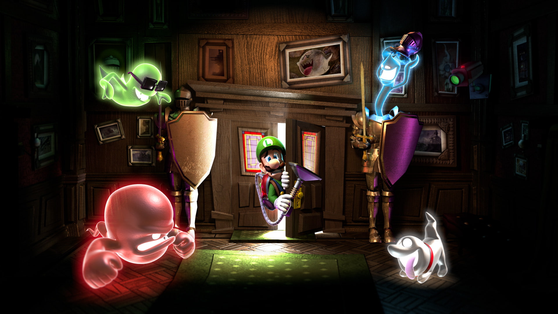Luigi's Mansion Concept Art - HD Wallpaper 