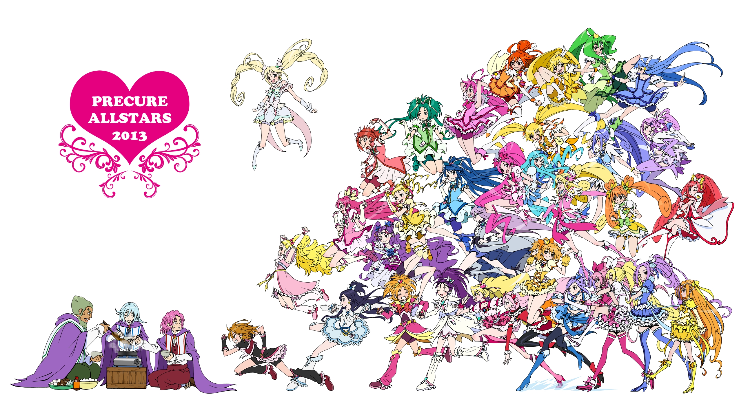 Precure All Stars 2017 - HD Wallpaper 
