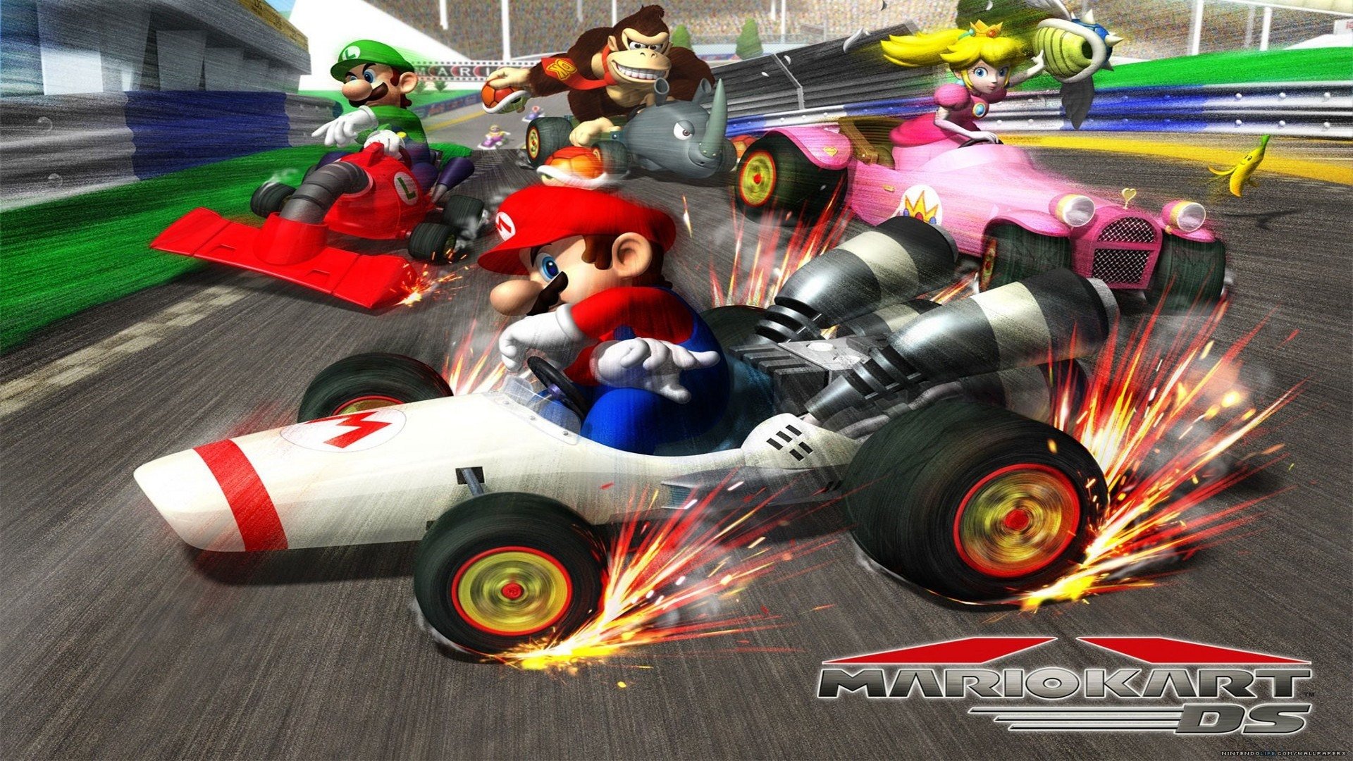 Mario Kart Ds - HD Wallpaper 