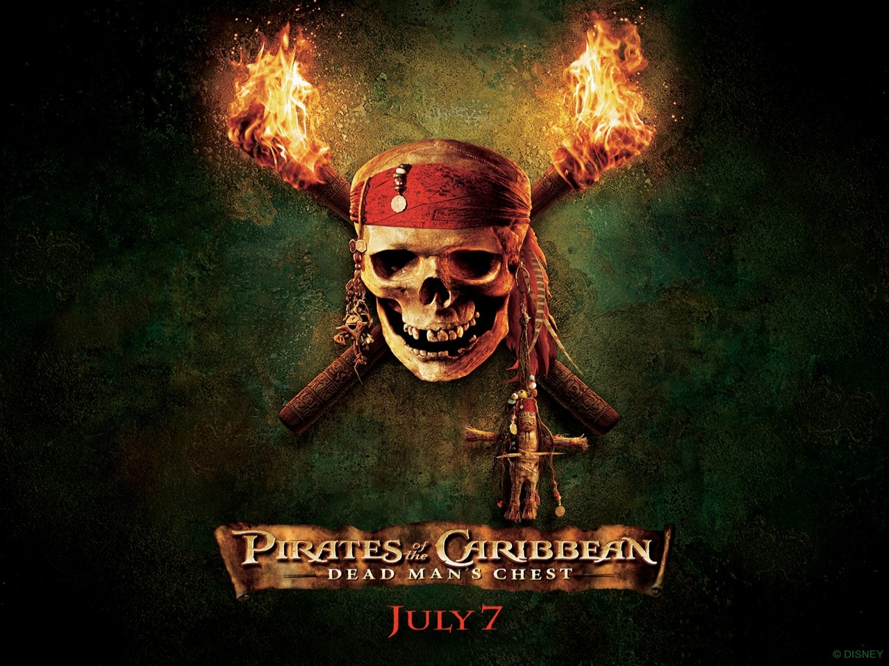 Wallpaper Del Campione D Incassi Pirati Dei Caraibi - Pirates Of The Caribbean: Dead Man's Chest - HD Wallpaper 