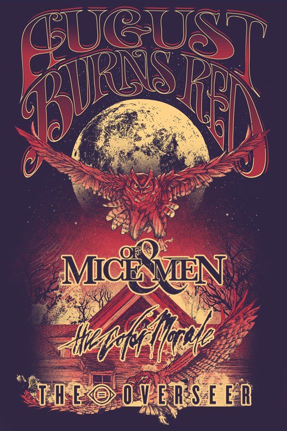 August Burns Red Tour Poster - HD Wallpaper 