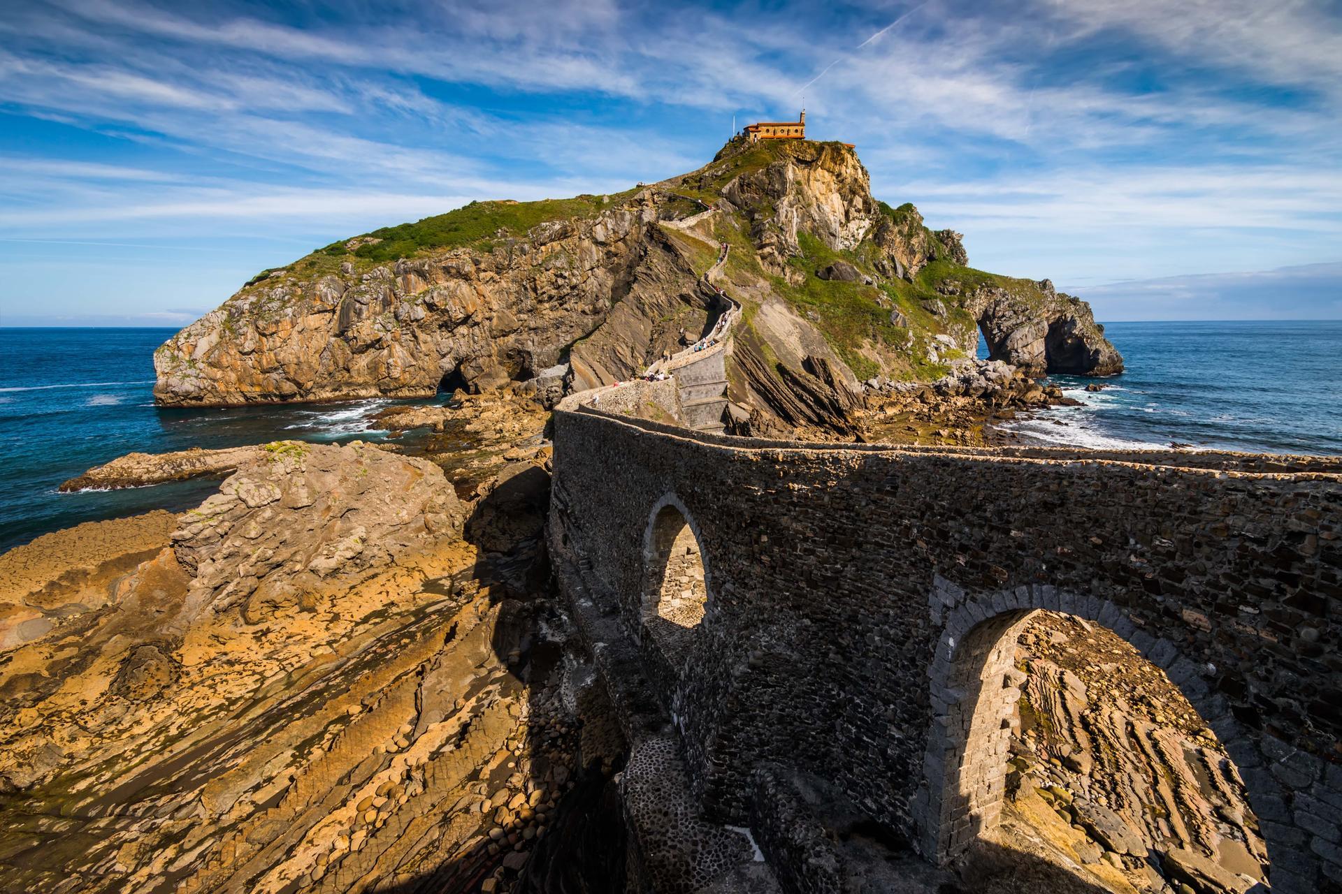 Bermeo, San Juan De Gaztelugatxe - HD Wallpaper 