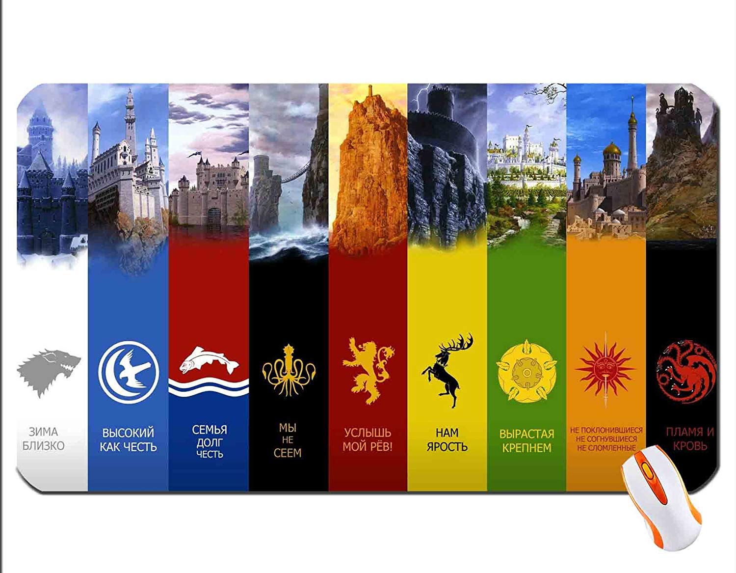 what are the names of the 7 kingdoms in game of thrones