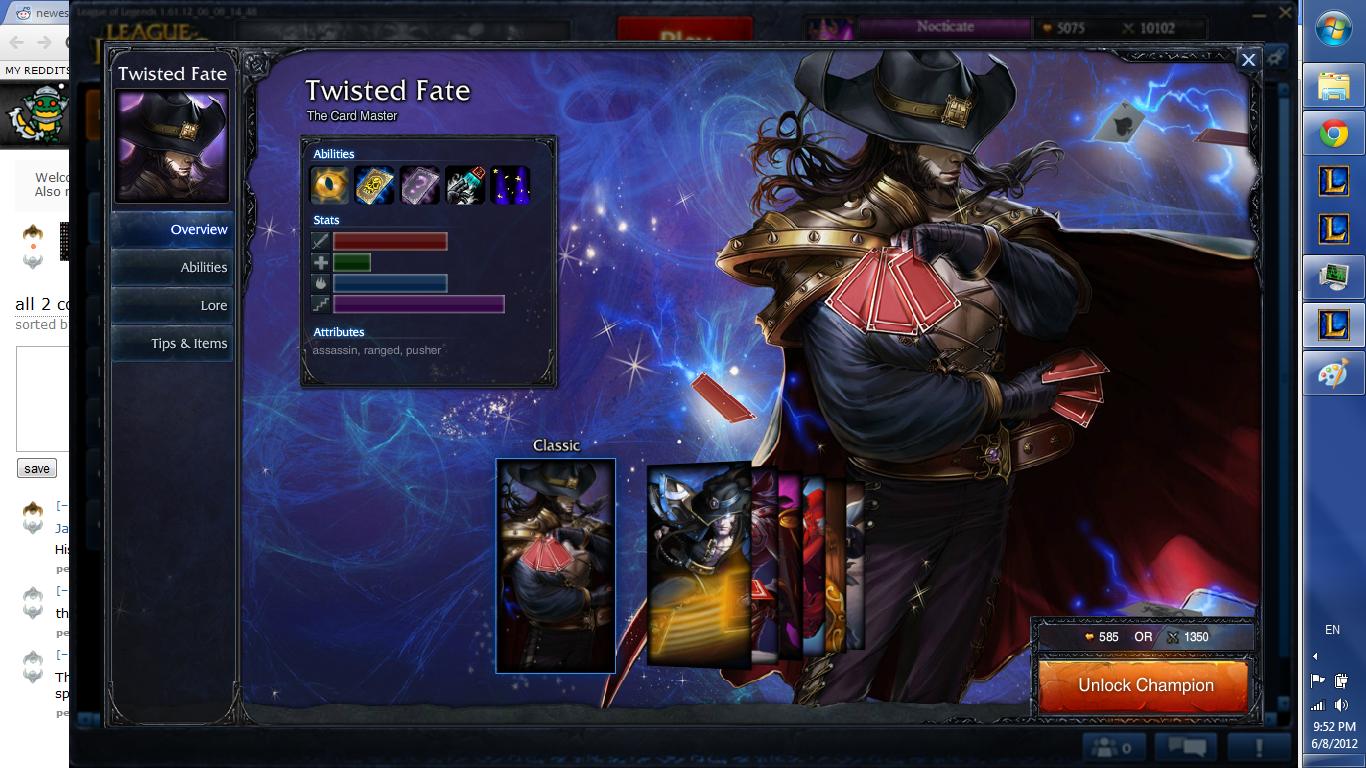 Lol Twisted Fate - HD Wallpaper 