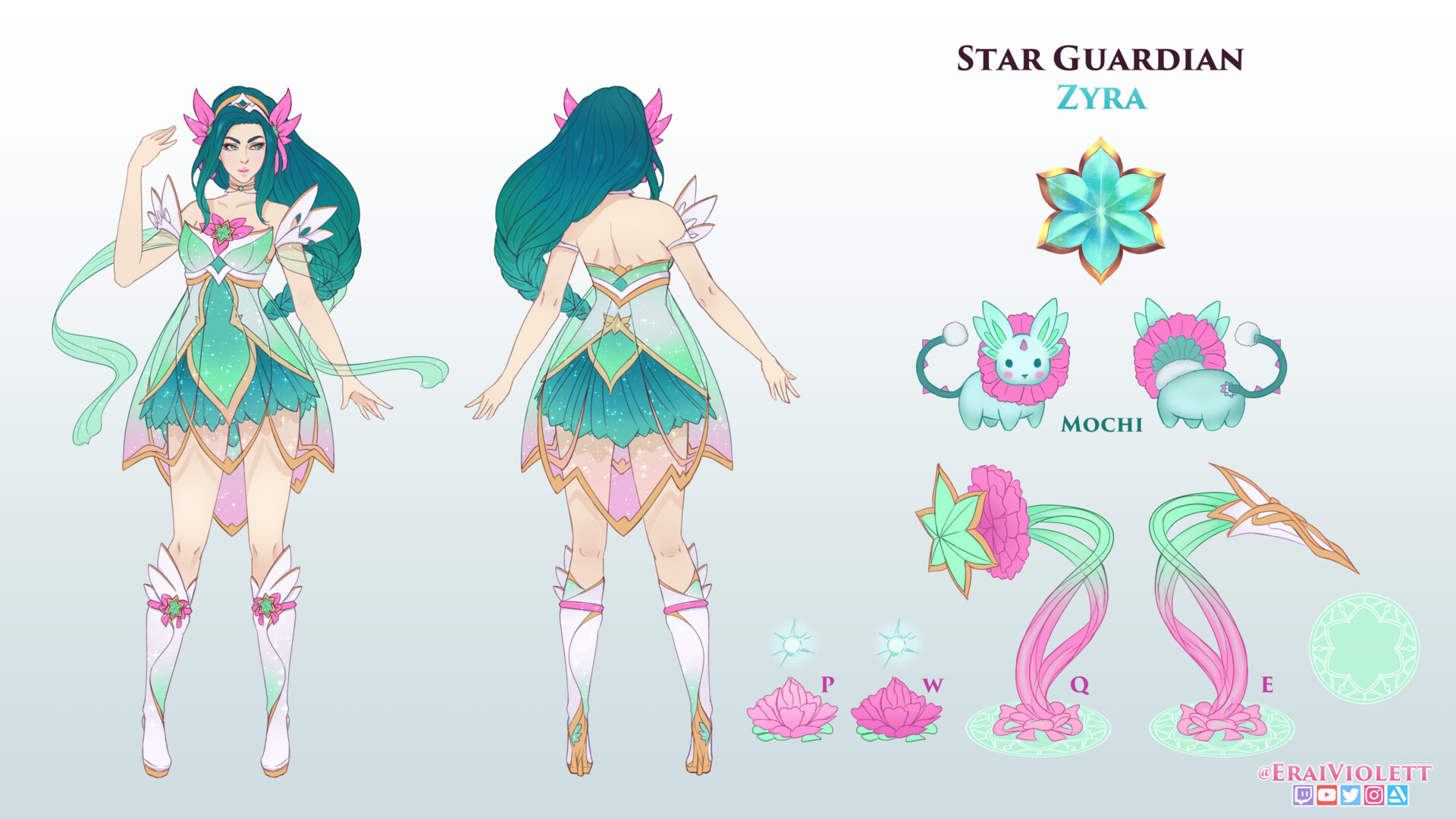 League Of Legends Star Guardian Zyra - HD Wallpaper 