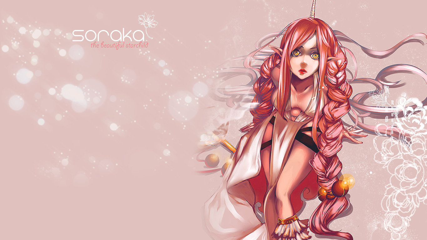 Free Soraka High Quality Background Id - Soraka Kawaii - HD Wallpaper 