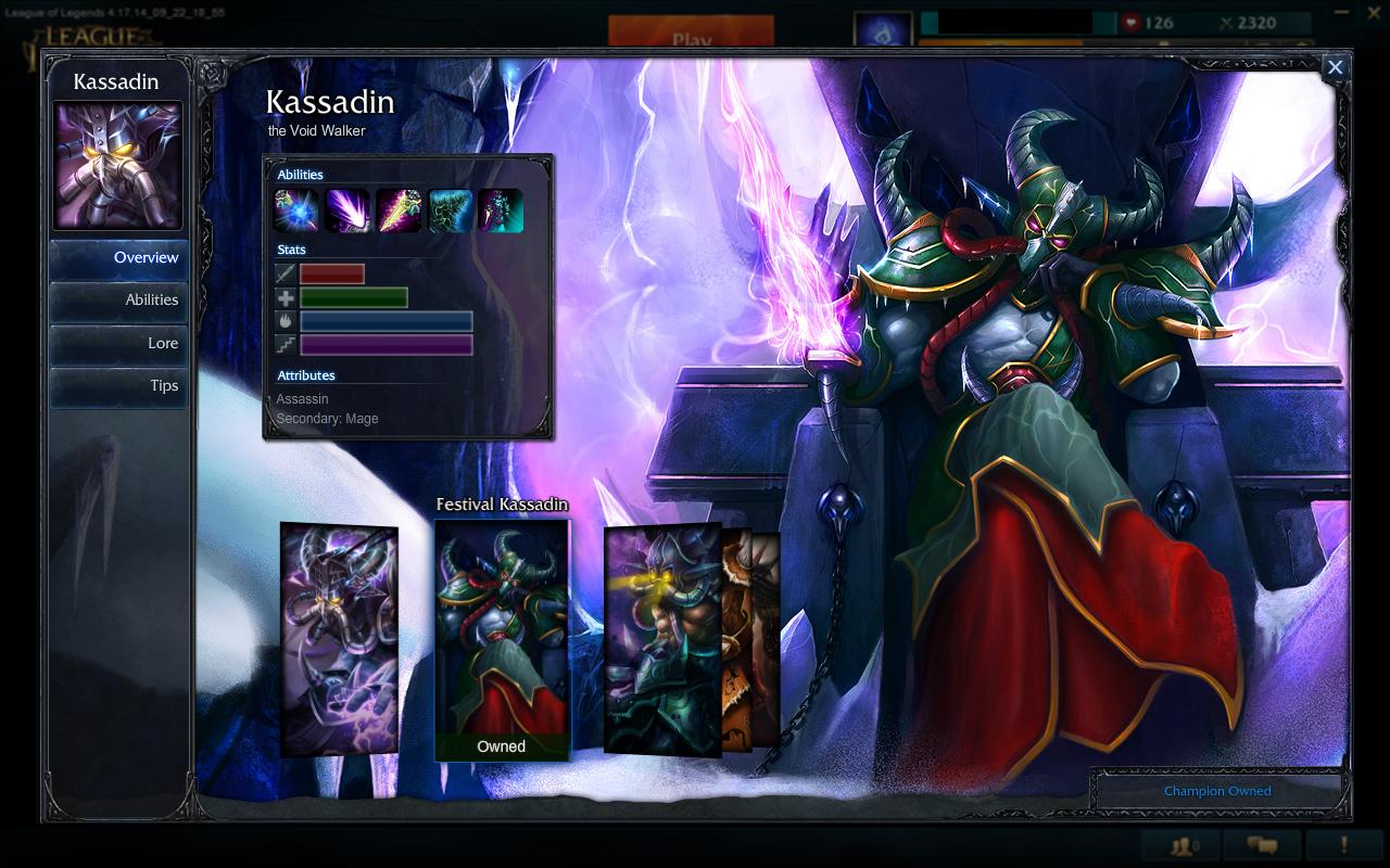 League Of Legends Kassadin - HD Wallpaper 