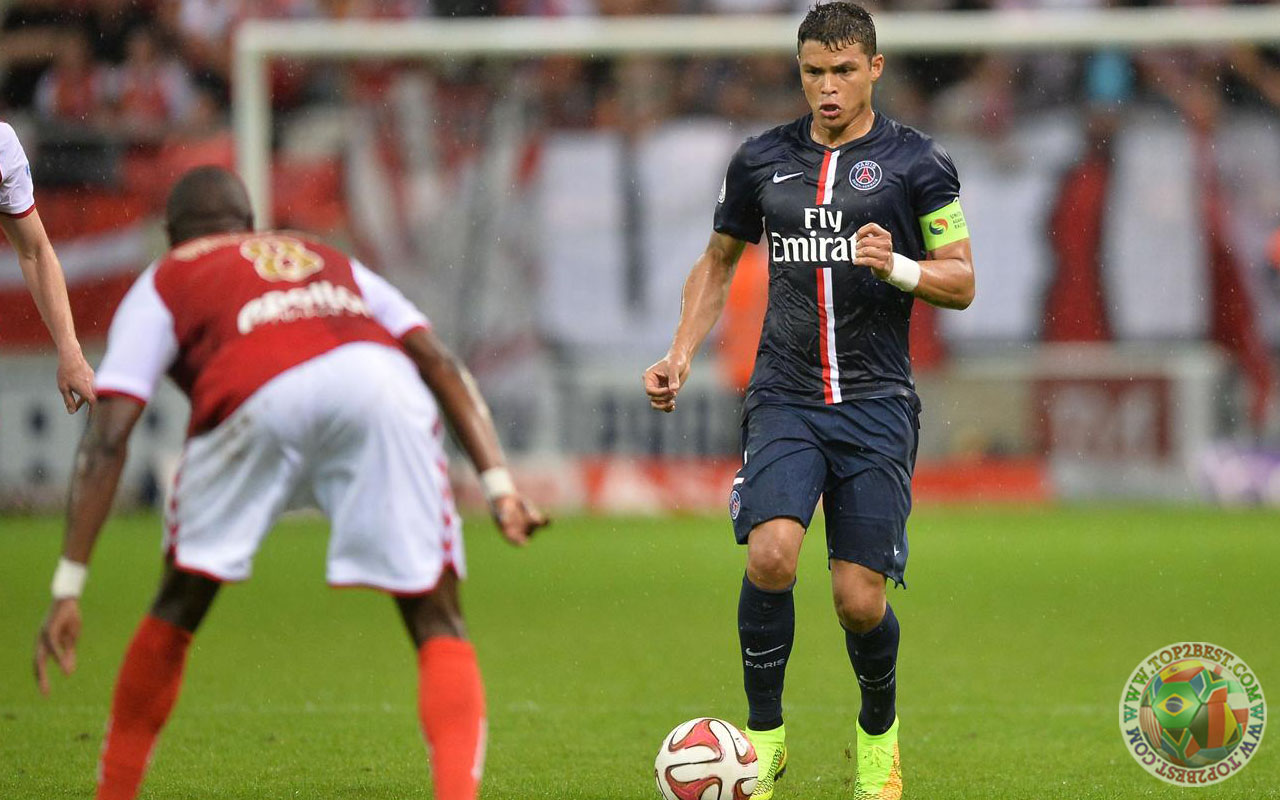 Thiago Silva Psg Pic - Emirates - HD Wallpaper 