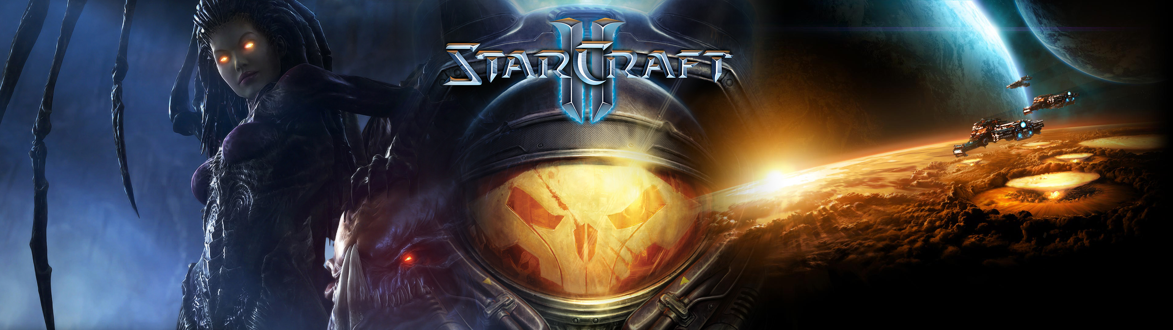 Wallpaper - Starcraft Ii Game Poster - HD Wallpaper 