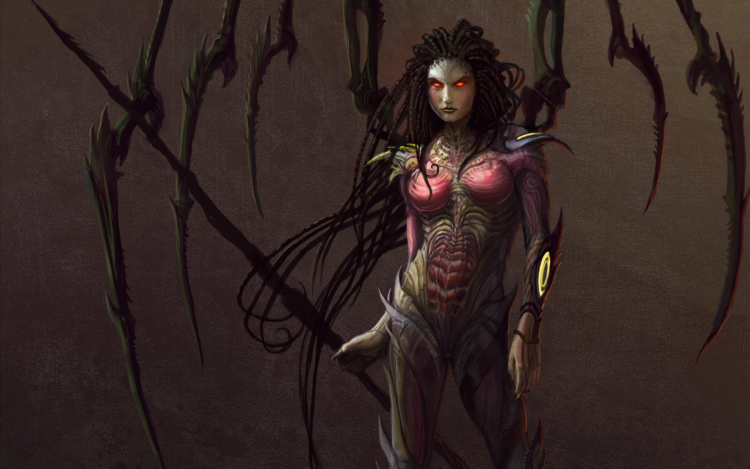 Wallpaper - Queen Of Blades Art - HD Wallpaper 