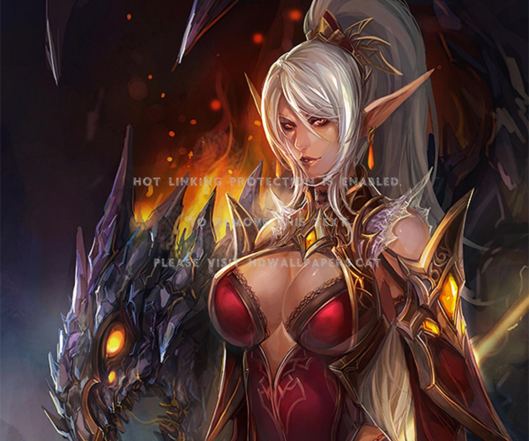 Valeera Sanguinar Dragon Games Video Long - Woman Warrior - HD Wallpaper 