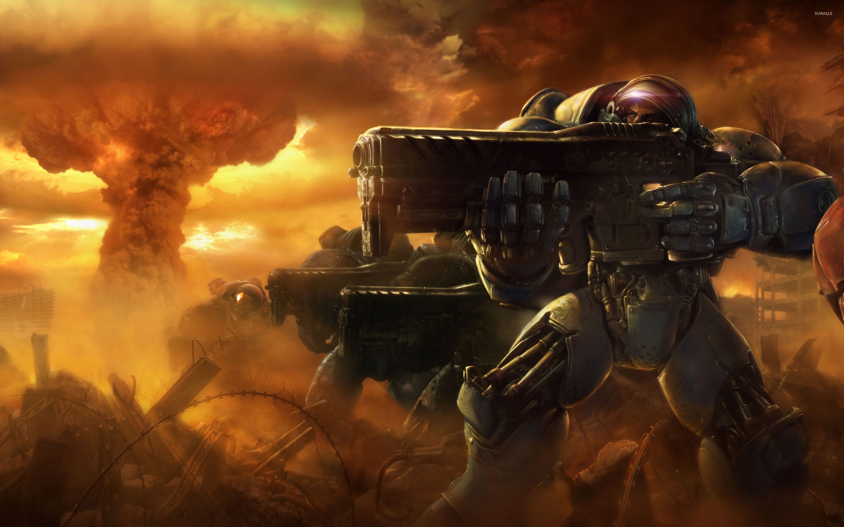 Marine Starcraft 2 Wallpaper 1080p - HD Wallpaper 