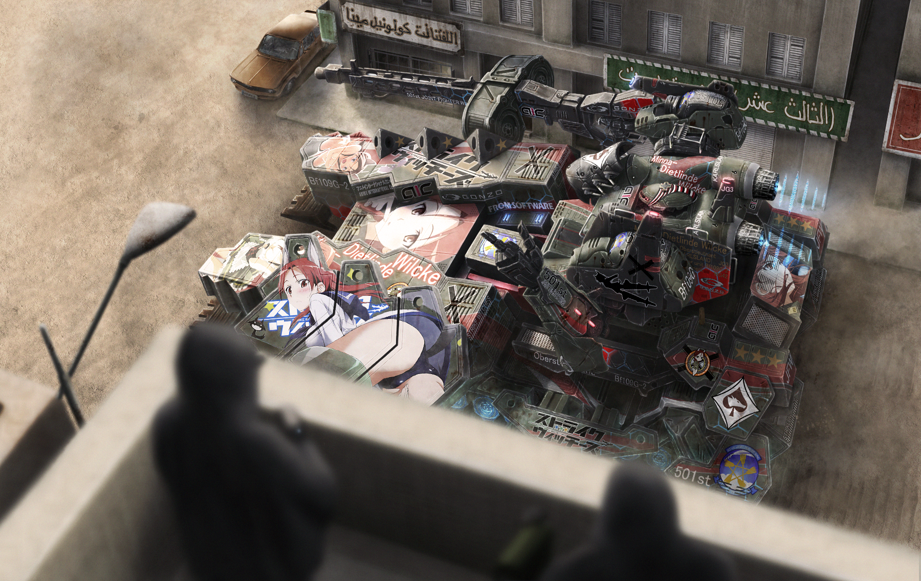 Nexus Armored Core - Anime Wallpaper Girl And Tanks - HD Wallpaper 