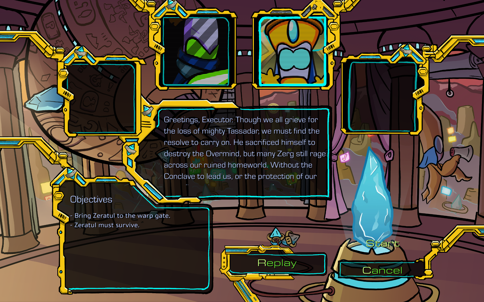 Starcraft Cartooned - HD Wallpaper 